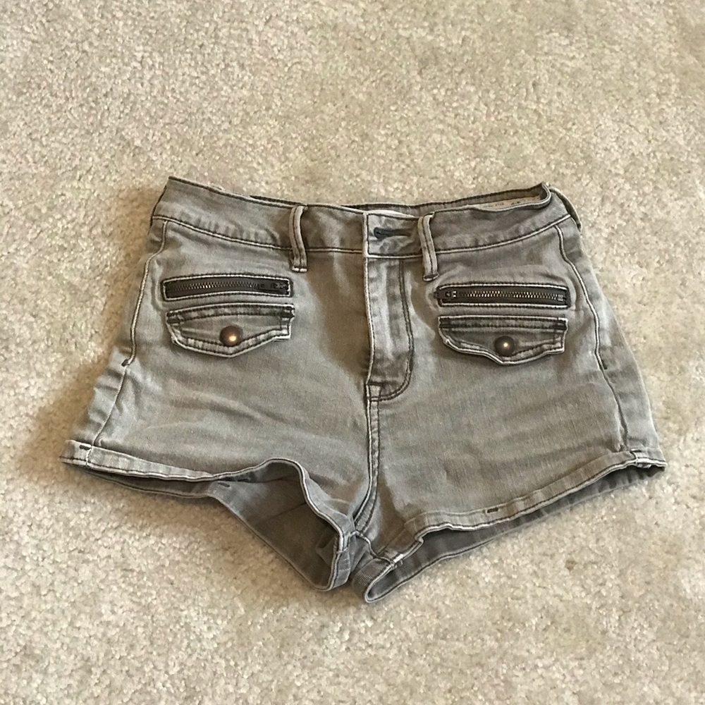 High rise shorts